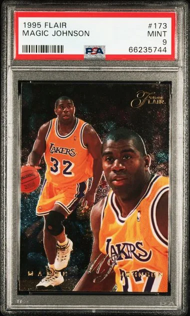 1995-96 Fleer Flair Magic Johnson #173 card image