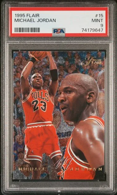 1995-96 Fleer Flair Michael Jordan #15 card image