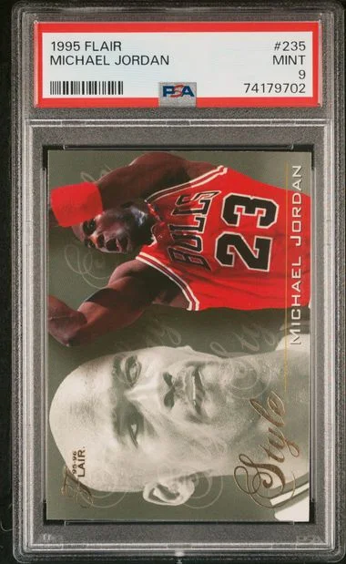 1995-96 Fleer Flair Michael Jordan #235 card image