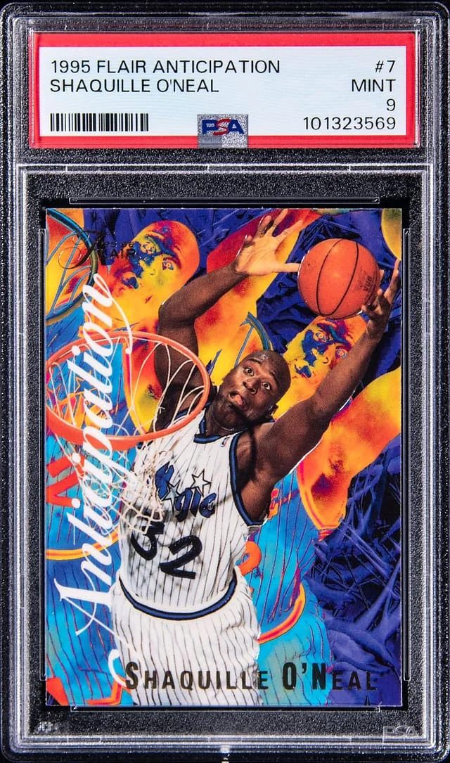 1995-96 Fleer Flair Shaquille O'Neal Anticipation #7 card image