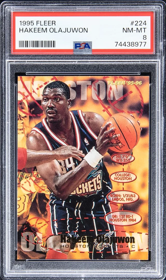 1995-96 Fleer Hakeem Olajuwon #224 card image