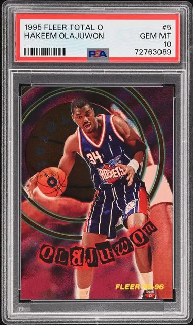 1995-96 Fleer Hakeem Olajuwon Total O #5 card image