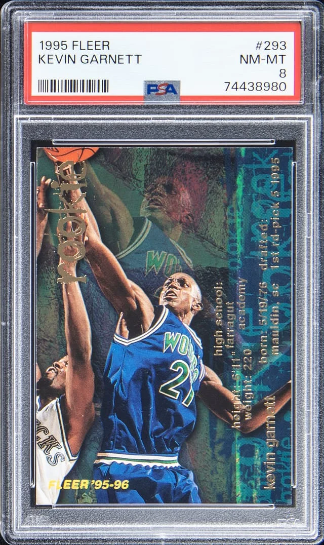 1995-96 Fleer Kevin Garnett #293 card image