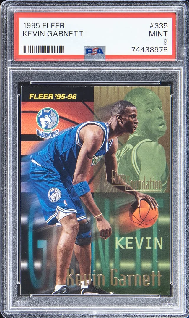 1995-96 Fleer Kevin Garnett #335 card image