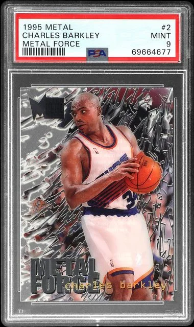1995-96 Fleer Metal Charles Barkley Force #2 card image