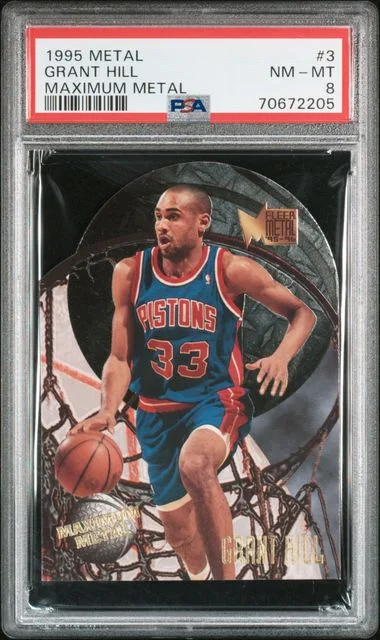 1995-96 Fleer Metal Grant Hill Maximum Metal #3 card image