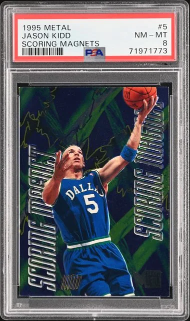 1995-96 Fleer Metal Jason Kidd Scoring Magnets #5 card image