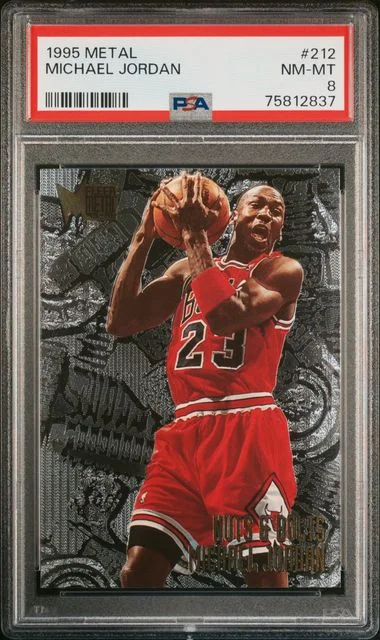1995-96 Fleer Metal Michael Jordan #212 card image