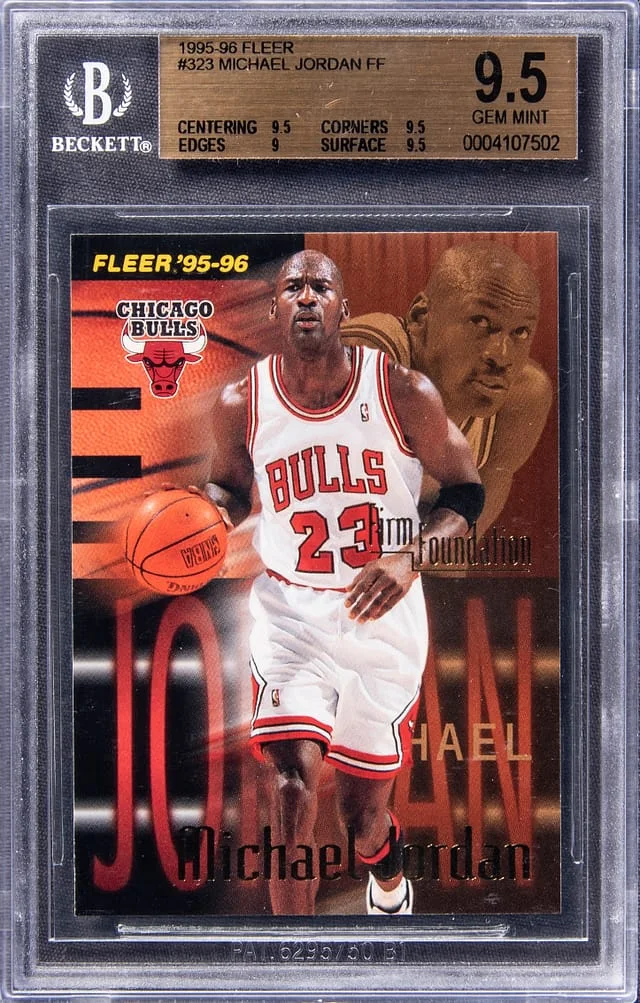 1995-96 Fleer Michael Jordan #no-number card image