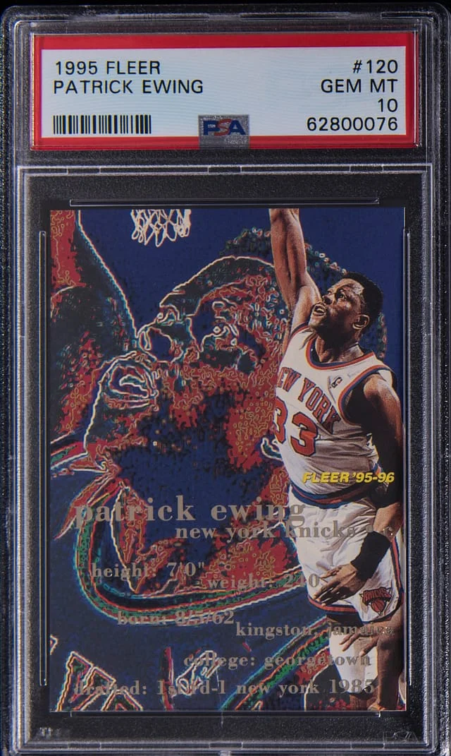 1995-96 Fleer Patrick Ewing #120 card image
