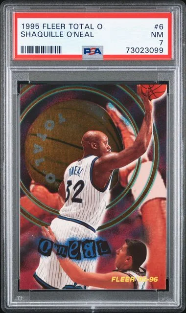 1995-96 Fleer Shaquille O'Neal Total O #6 card image