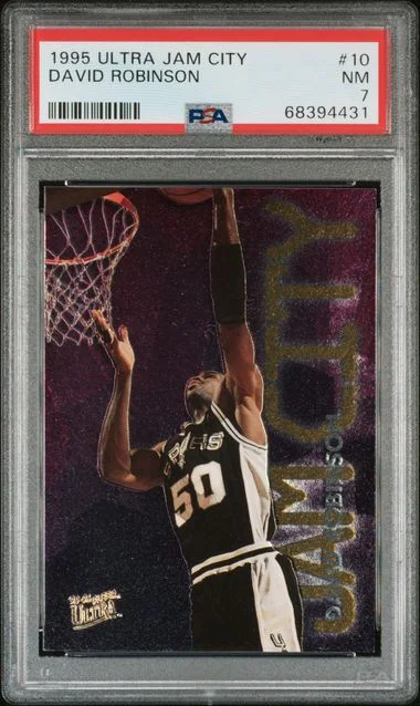 1995-96 Fleer Ultra David Robinson Jam City #10 card image