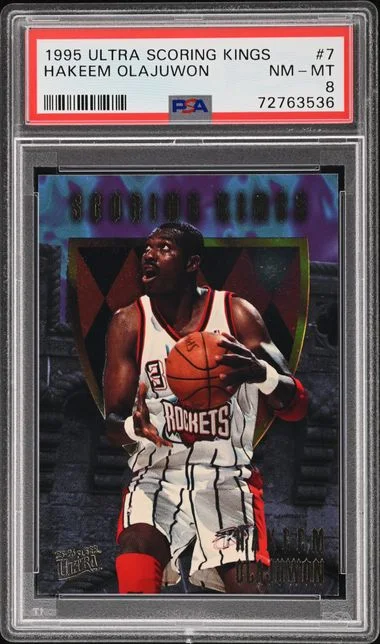 1995-96 Fleer Ultra Hakeem Olajuwon Scoring Kings #7 card image