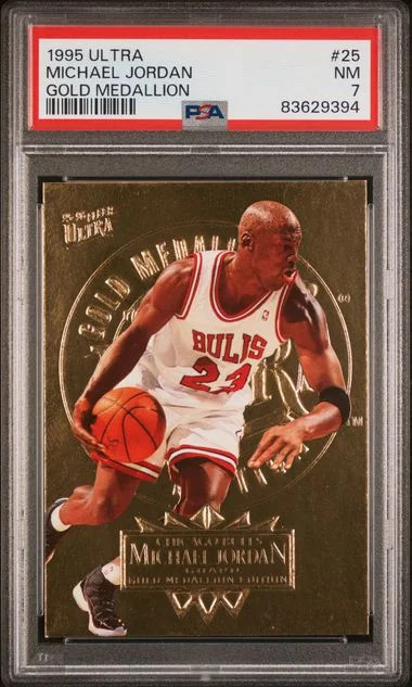 1995-96 Fleer Ultra Michael Jordan #25 card image