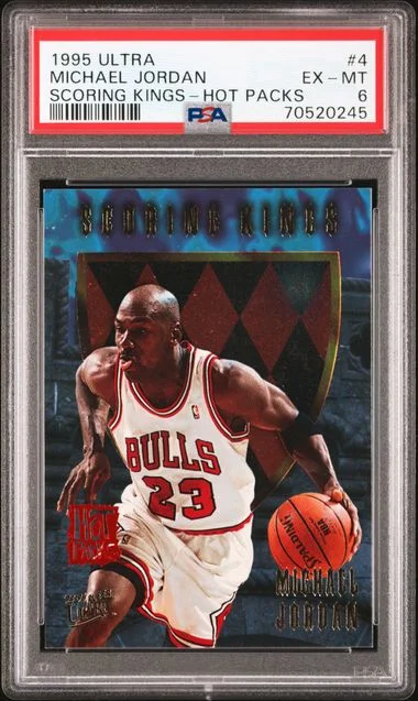 1995-96 Fleer Ultra Michael Jordan Scoring Kings Hot Pack #4 card image