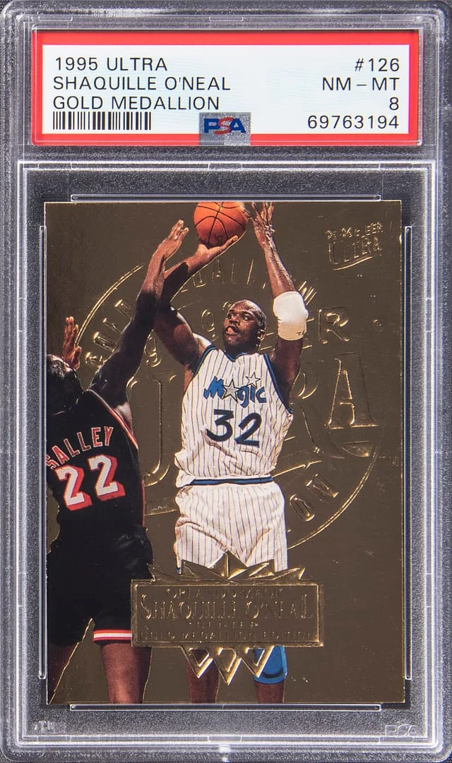 1995-96 Fleer Ultra Shaquille O'Neal Gold Medallion #126 card image