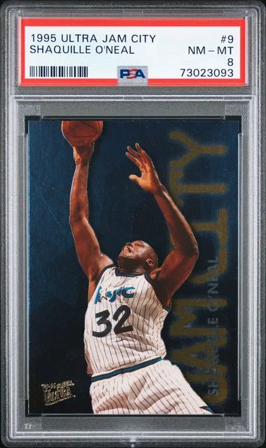 1995-96 Fleer Ultra Shaquille O'Neal Jam City #9 card image