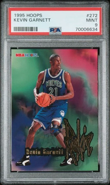 1995-96 Hoops Kevin Garnett #272 card image