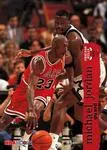 1995-96 Hoops Michael Jordan #21 card image