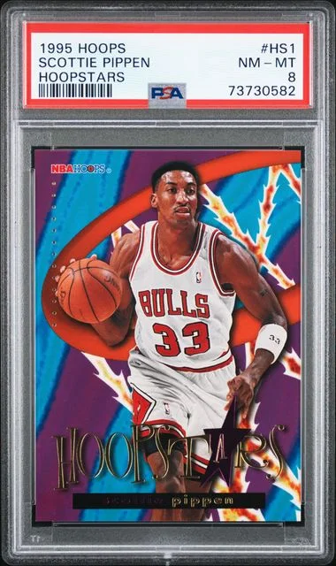 1995-96 Hoops Scottie Pippen Hoopstars #HS1 card image