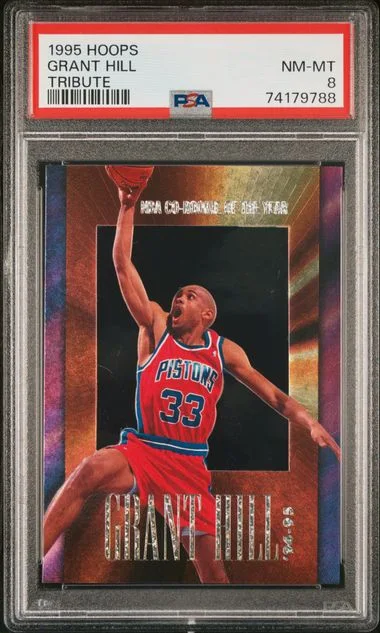 1995-96 Hoops Tribute Grant Hill #no-number card image