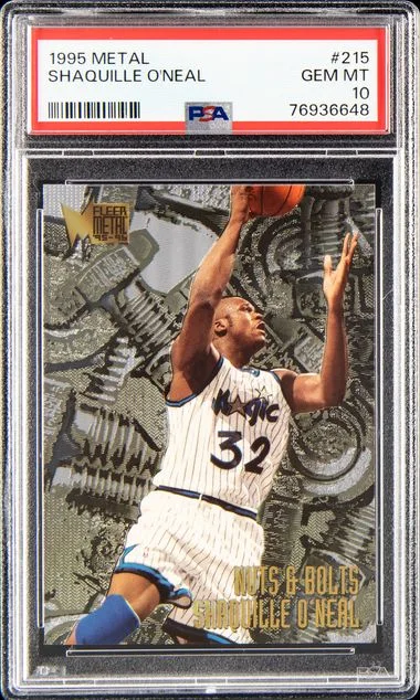 1995-96 Metal Shaquille O'Neal #215 card image
