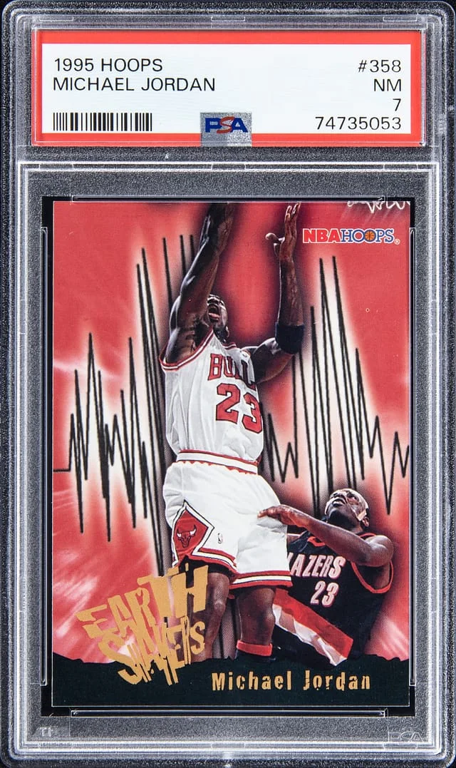 1995-96 NBA Hoops Michael Jordan #358 card image