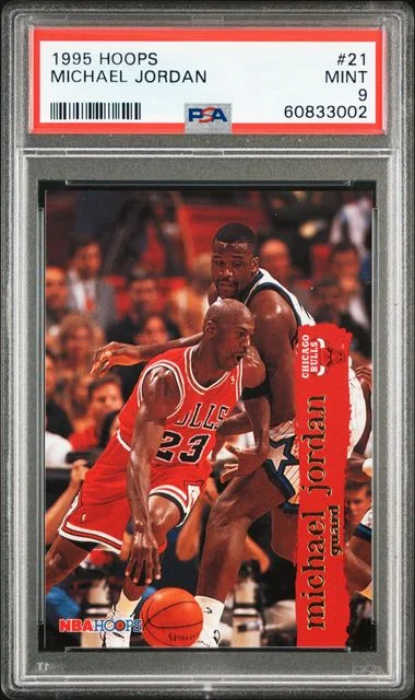 1995-96 Panini Hoops Michael Jordan #21 card image
