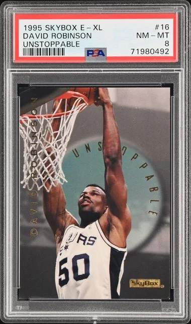 1995-96 SkyBox David Robinson E-XL Unstoppable #16 card image
