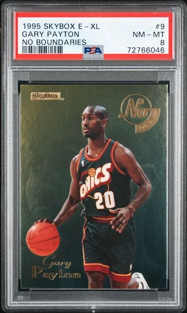 1995-96 SkyBox Gary Payton E-XL No Boundaries #9 card image