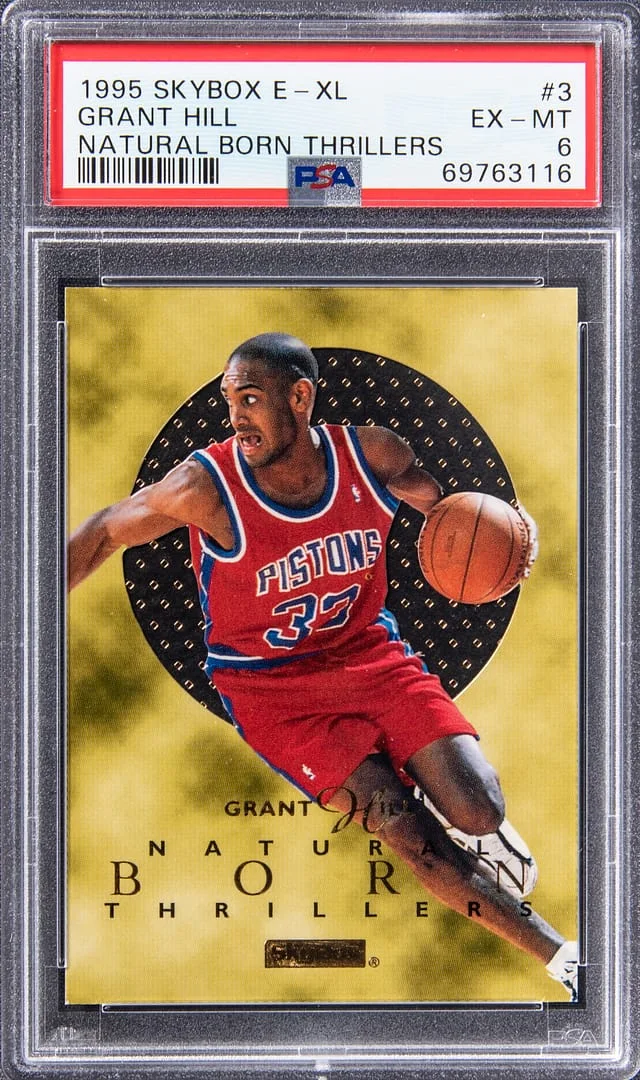 1995-96 SkyBox Grant Hill E-XL Natural Born Thrillers #3 card image