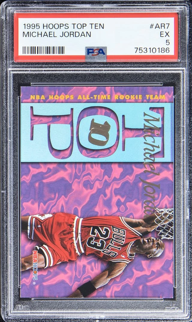 1995-96 SkyBox Hoops Michael Jordan Top Ten #AR7 card image