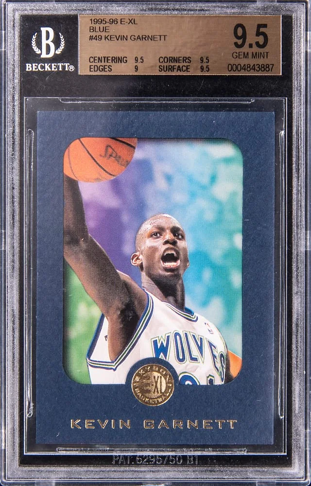 1995-96 SkyBox Kevin Garnett E-XL #49 card image