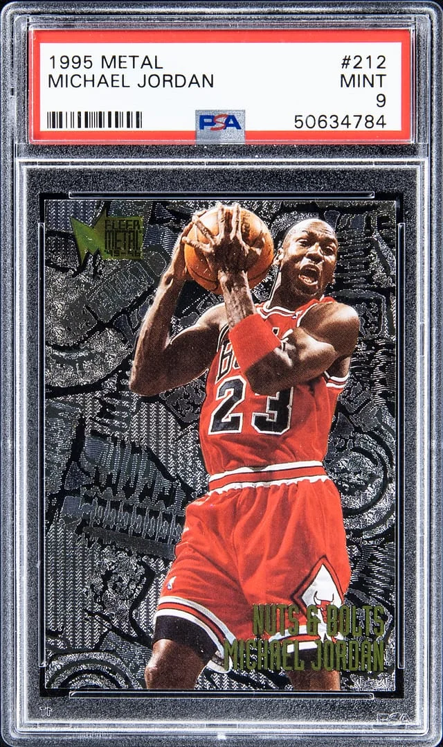 1995-96 SkyBox Michael Jordan Metal #212 card image