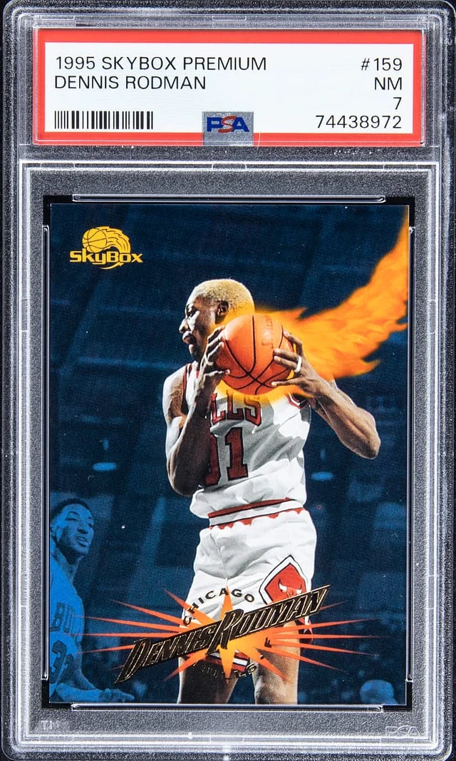 1995-96 SkyBox Premium Dennis Rodman #159 card image