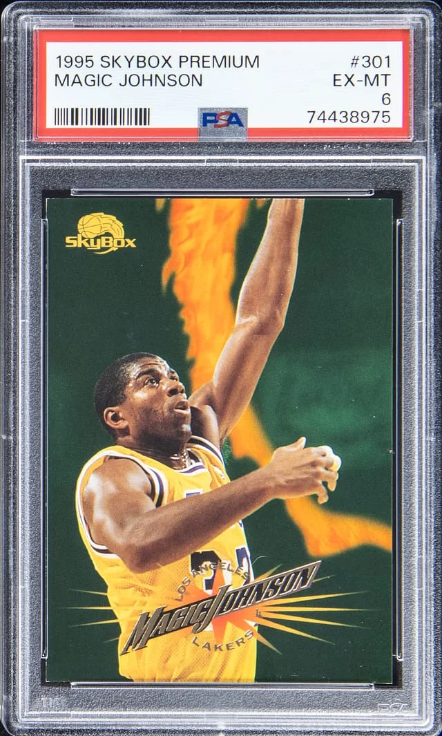1995-96 SkyBox Premium Magic Johnson #301 card image