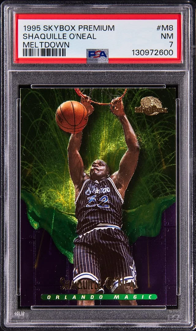 1995-96 SkyBox Premium Shaquille O'Neal Meltdown #M8 card image