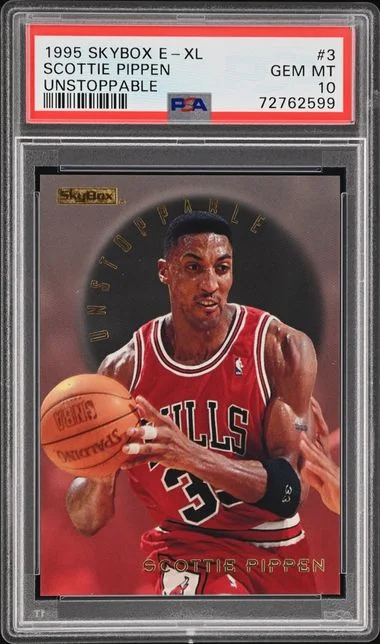 1995-96 SkyBox Scottie Pippen E-XL Unstoppable #3 card image