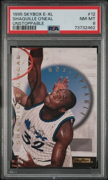 1995-96 SkyBox Shaquille O'Neal E-XL Unstoppable #12 card image
