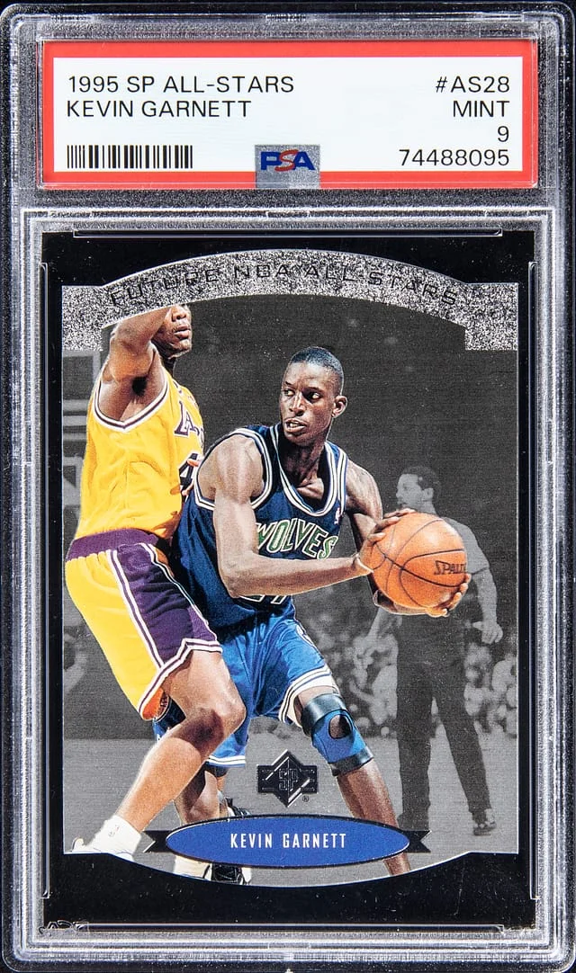 1995-96 SP All-Stars Kevin Garnett #AS28 card image