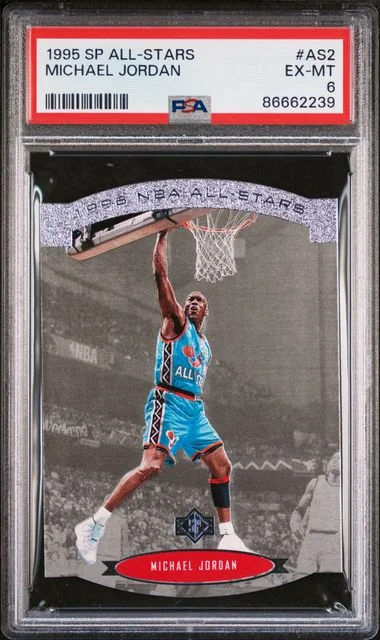 1995-96 SP All-Stars Michael Jordan #AS2 card image