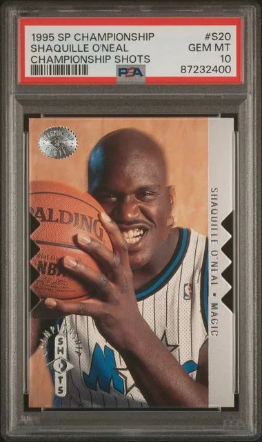 1995-96 SP Championship Championship Shots Shaquille O'Neal #S20 card image