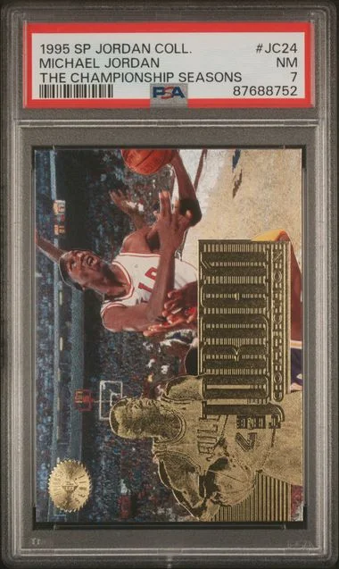 1995-96 SP Jordan Collection The Championship Seasons Michael Jordan #JC24 card image