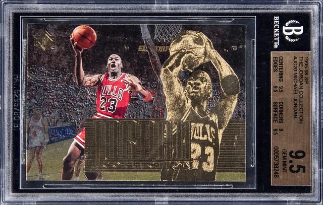 1995-96 SP The Jordan Collection Michael Jordan #JC20 card image