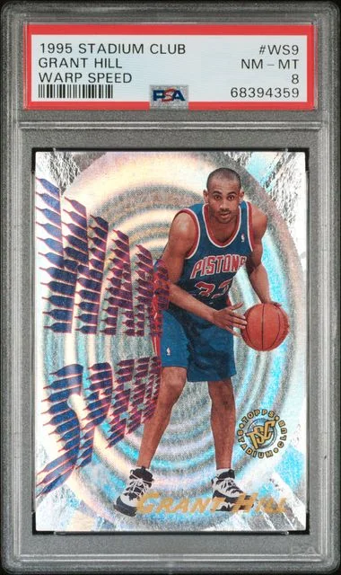 1995-96 Stadium Club Grant Hill Warp Speed #WS9 card image