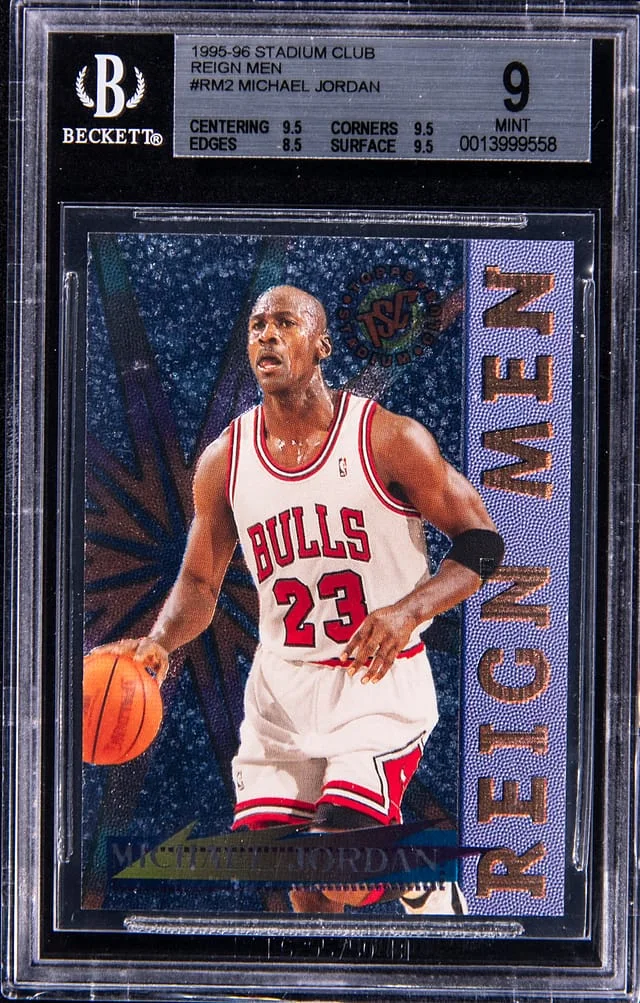 1995-96 Stadium Club Michael Jordan Reign Men #RM2 card image