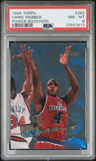 1995-96 Topps Chris Webber Power Boosters #282 card image