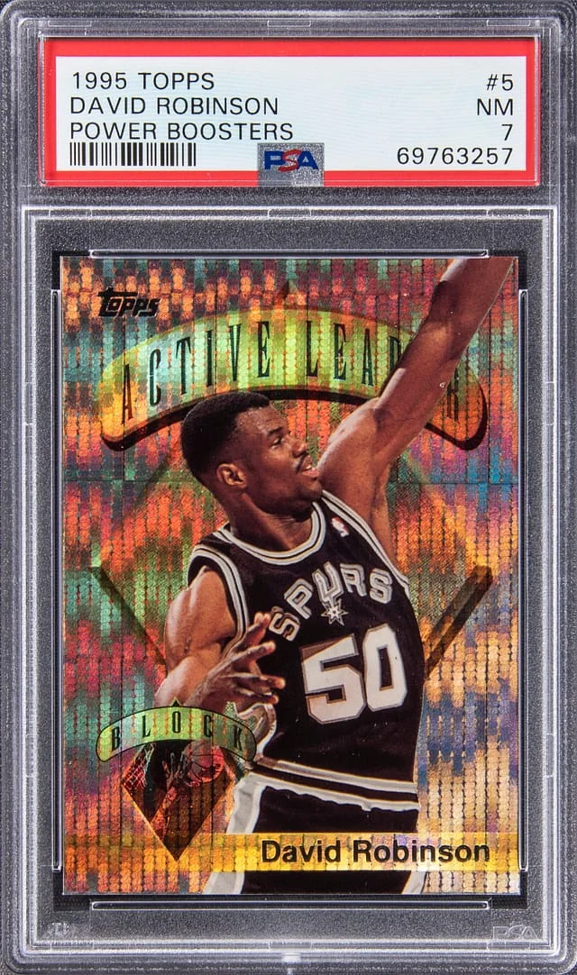 1995-96 Topps David Robinson Power Boosters #5 card image