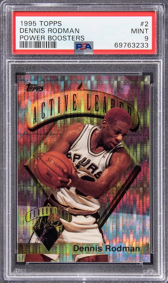 1995-96 Topps Dennis Rodman Power Boosters #2 card image