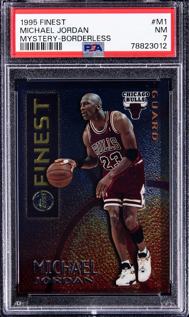 1995-96 Topps Finest Michael Jordan Mystery #M1 card image